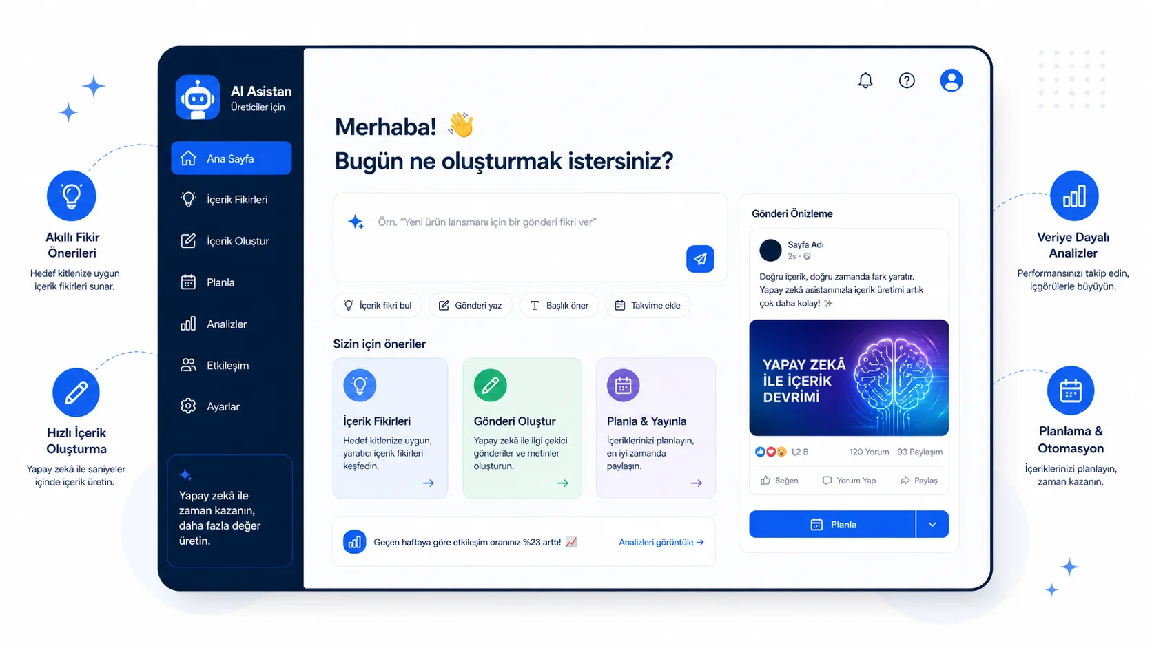 Facebook İçin Yapay Zekâ Asistanı: Üreticileri İçin Yapay Zekâ Asistanı ile İçerik Devrimi Facebook İçin Yapay Zekâ Asistanı: Üreticileri İçin Yapay Zekâ Asistanı ile İçerik Devrimi