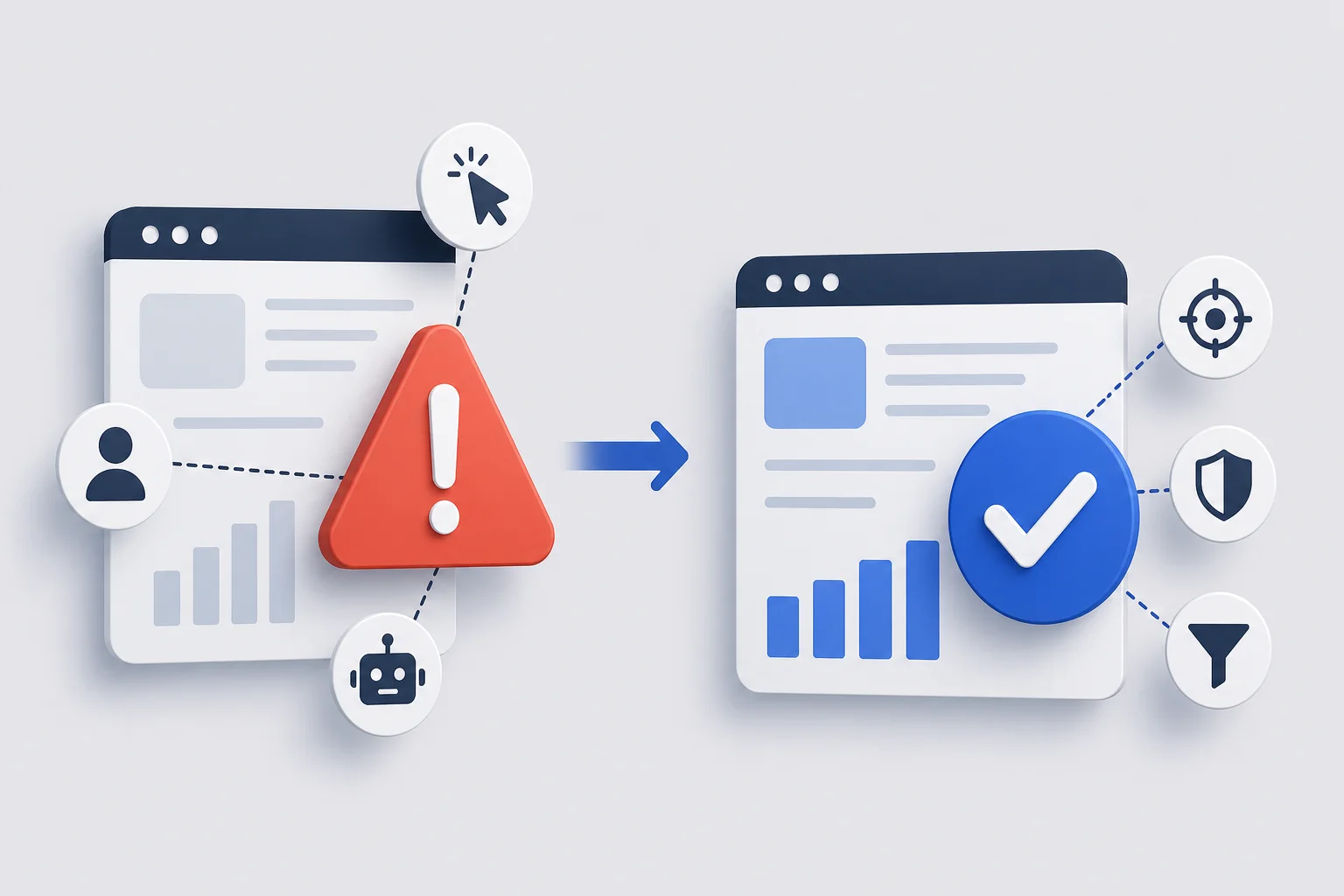 Google Ads Geçersiz Tıklamaları Düşürme: %50 Başarı Sağlayan Hedefleme Taktiği (2026) Google Ads Geçersiz Tıklamaları Düşürme: %50 Başarı Sağlayan Hedefleme Taktiği (2026)