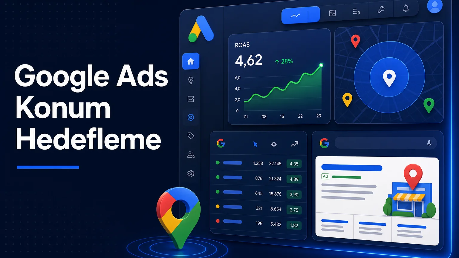 Google Ads Konum Hedefleme 2026: Tam İsabet Müşteri Bulma Rehberi