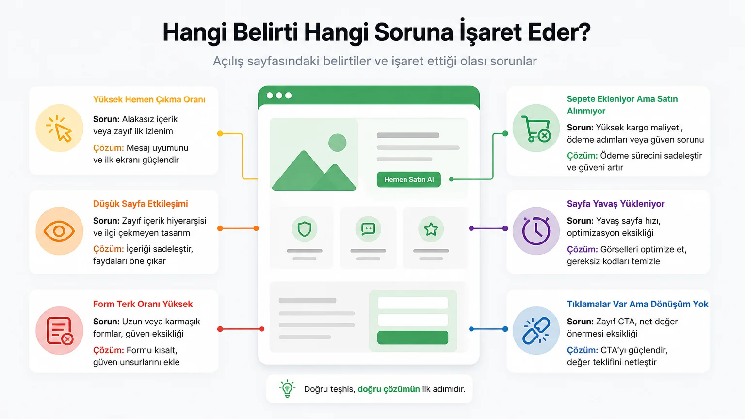 Google Ads'te Tıklama Var Satış Yok: Nedenleri ve Çözümleri - Hangi Belirti Hangi Soruna İşaret Eder?