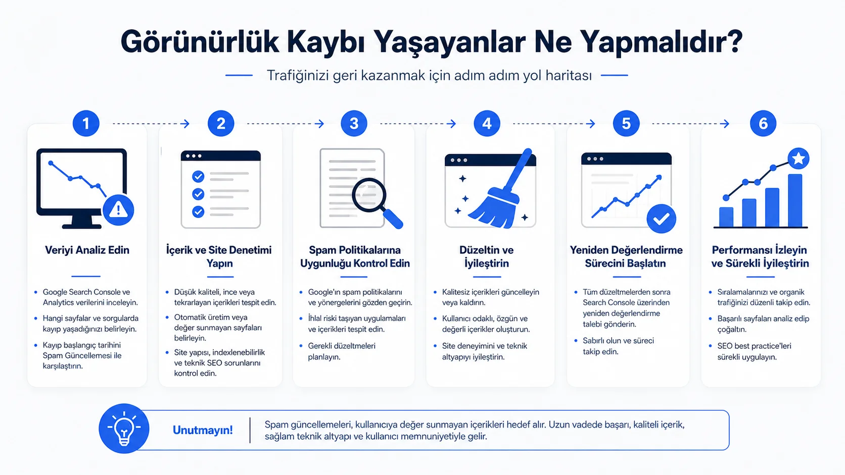 Google Haziran 2026 Spam Güncellemesi Tamamlandı: Ne Değişti ve Trafiğinizi Nasıl Geri Alırsınız? Google Haziran 2026 Spam Güncellemesi Tamamlandı: Ne Değişti ve Trafiğinizi Nasıl Geri Alırsınız?