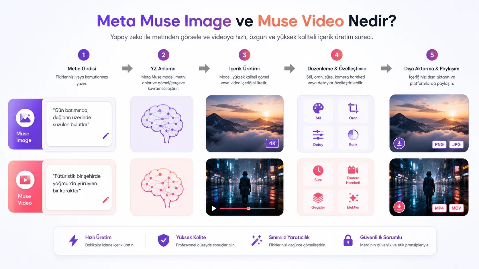 Meta Muse Image ve Muse Video: Yapay Zeka ile İçerik Üretiminde Yeni Bir Dönem Meta Muse Image ve Muse Video: Yapay Zeka ile İçerik Üretiminde Yeni Bir Dönem