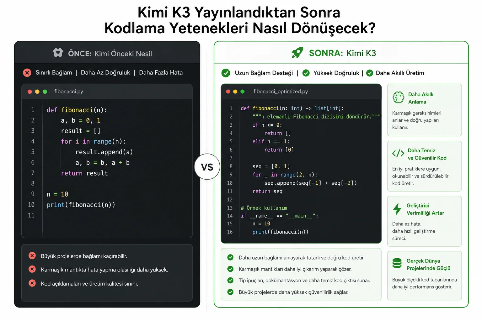Kimi K3 Yayınlandı: Açık Uçlu Yapay Zeka Modellerinde Yeni Dönem Kimi K3 Yayınlandı: Açık Uçlu Yapay Zeka Modellerinde Yeni Dönem