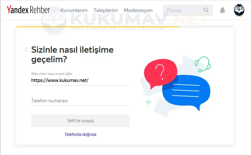 Yandex Rehber iletişim adımı: web sitesi, telefon numarası ve SMS ile onayla ya da telefonla doğrula seçenekleri Yandex Rehber iletişim adımı: web sitesi, telefon numarası ve SMS ile onayla ya da telefonla doğrula seçenekleri